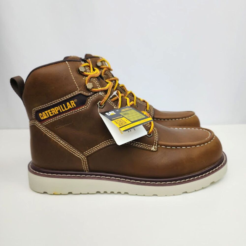Caterpillar Men's Reclaimer Wedge Steel Toe Work Boots Size 10 NWT NIB